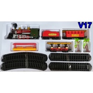 CLASSIC TRAIN WITH TRACK TOY SET WITH LIGHT N SOUND - V17