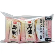 Pelican Horse Oil Family Soap 80g x 6 Set of undefined - Pelican 馬油家庭用香皂 80g×6個裝