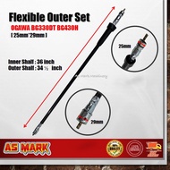 25mm*29MM Brush Cutter BG520D BG330 BG430 BG430DT TB33 TB43 Flexible Shaft Outer Set Mesin Rumput Og