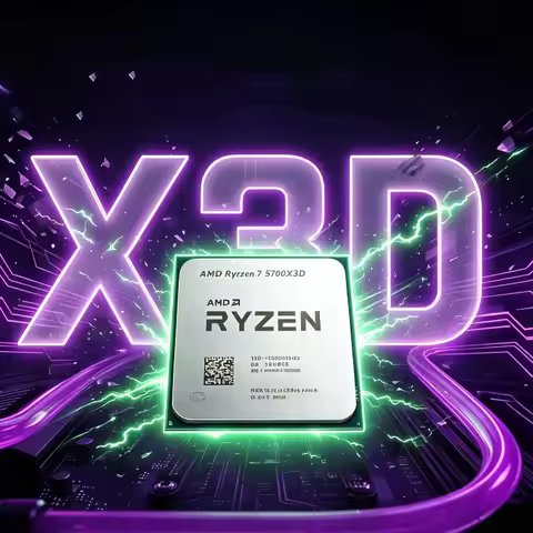 AMD Ryzen 7 5700X3D Bulk CPU 8 Core 16 Thread 3.0-4.1GHz 105W Socket AM4 DDR4 Processor For X570 B55