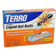 【6 Bait Stations】Terro Ant Killer Liquid Ant Baits（10ML each Baits）