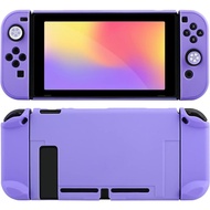 [5260] Nintendo Switch Case, Hard Shell Case Cute Protective Case for Switch and Joy Con Controller with 2 Flower Thumb