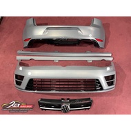 VW Volkswagen Golf Mk7 GTI TSI R Bodykit Set Bumper Front Rear Side Skirt R Conversion Upgrade Depan