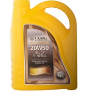 Filtant Premium Mineral Lubricant 20W-50 Car Engine Oil 4 litres 20W-50 minyak hitam minyak pelincir