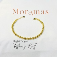 Moramas TIFFANY BALL Bracelet 916 Gold/Rantai Tangan TIFFANY BALL Emas 916