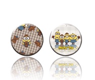 Minions Compatible with EZ-link machine Singapore Transportation Charm/Card Round（Expiry Date:Aug-2029）