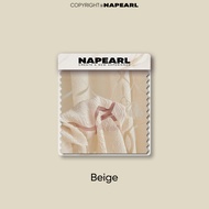 1PC Napearl French Style Jacquard Sheer Curtains Polyester Geometric Simple Fashion French Elegant L