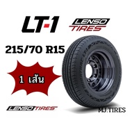 Lenso รุ่น LT1 ขนาด 215/70R15 ยางรถบรรทุก LT-1 ยางรถกระบะ ยางหม่ ปี 2026