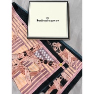 Preloved buttonscarves chain 2 black black