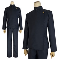 HOLOUN Jutsu Kaisen Manga Anime Suguru GTO Satoru Gojo วิกชุดคอสเพลย์ผู้หญิงสีน้ำเงินเข้มแจ็คเก็ตชุด