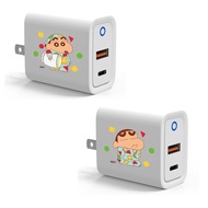 蠟筆小新睡衣小新系列USB3.0+PD20W雙孔充電器