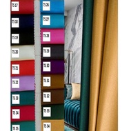 Matt Satin Bidang 60 Kain Langsir READY STOCK | Matte Sateen Part 2 (1m/unit)