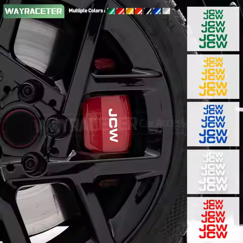 6 Pcs Reflect Hi Temp Waterproof Car Brake Caliper Sticker For MINI JCW F66 F65 F67 U25 J01 J05 R60 