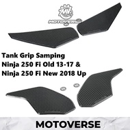 NINJA 250 Fi Old & New WR3 Side Grip Tank Grip Right Ninja Fi Z250 Tank Pad Grips