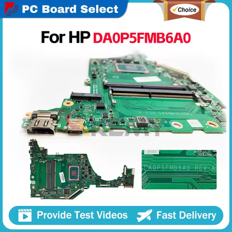 DA0P5FMB6E0 DA0P5EMB6E0 DA0P5FMB6A0 For HP laptop motherboard 15S-EQ 15-EQ 15-EF R3 R5 R7 CPU With D