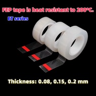 Clear Heat-Resistant FEP F46 Tape, Single-Sided Adhesive for Building Membrane Repair