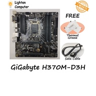【FREE GIFT】GiGabyte H370M-D3H Motherboard | H370 | LGA 1151 | INTEL 8th 9th Gen | mATX Micro ATX - U