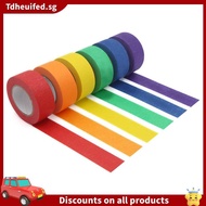 [In Stock]Colored Masking Tape,Colored Painters Tape for Arts and Crafts, Labeling or Coding - 6 Dif