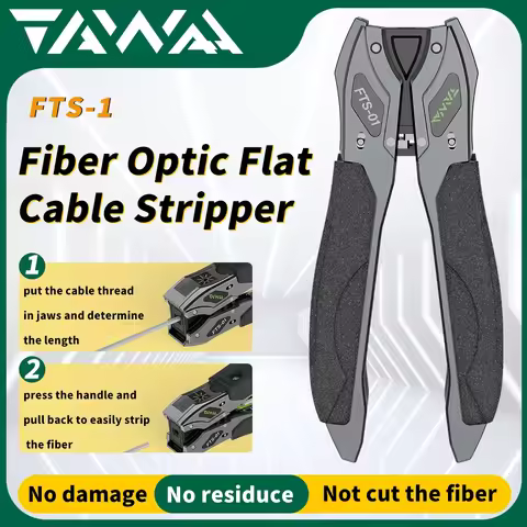 FTS-01 Optical Fiber Drop Cable Stripper Suitable for 3.0, 2.0mm Fiber Fiber. Adjustable Blade for 6