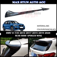 BMW X1 F48 2016-2020 REAR ROOF SPOILER WITH PAINT (PIANO BLACK) ABS SKIRT LIP BODYKIT