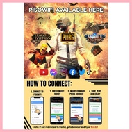 ◙ ☏ Piso Wifi Tarpaulin LPB 4 Different Designs READ DISCRIPTION BELOW