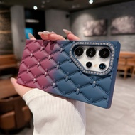 Luxury Glitter Rhinestone Diamond 6D Flower Phone Case For Samsung S26 Ultra Plus S25 Ultra S24 S23 