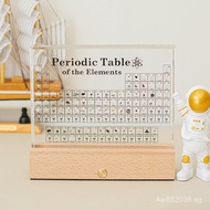 Chemical Element Embedded High-Definition Periodic Table Decoration Gift Real Object Practical Study