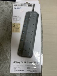 Ego Briskstrip Pro 4-Way GaN Power Strip