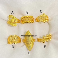 Cincin Temabaga Imitasi Emas 24 k