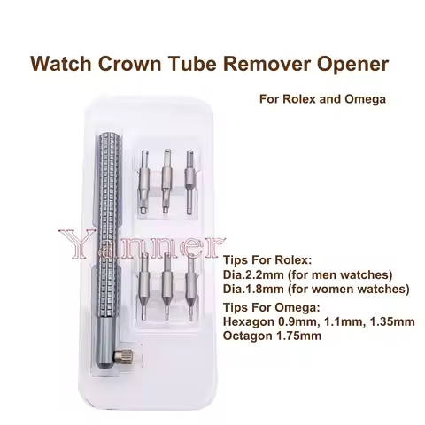 Watch Repair Tool Kits For Rolex and Omega Watch Crown Tube Remover Opener for Watchmakers High Prec