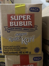 |MASTER| Super Bubur Kari 1 Dus isi 40 Pcs Bubur Instan