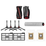 Compatible with Eufy E28 Omni/E25 Omni Robot Vacuum Cleaner Main Brush/Cloth Roller/Side Brush/Dust 