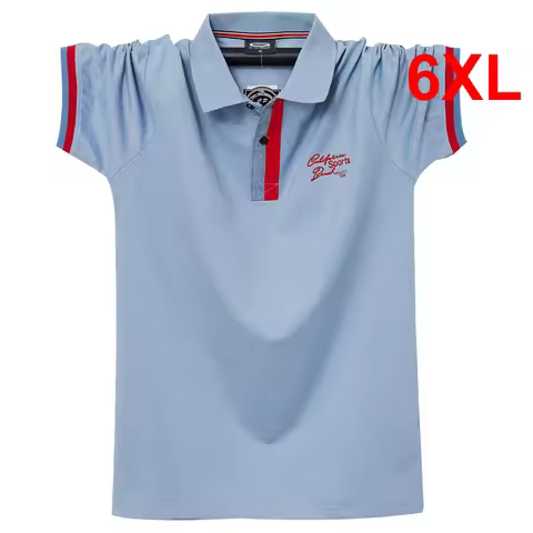 2021 Summer Loose Polo Shirt Men Casual Short Sleeve Polo Shirts Cotton Fashion Breathable Tops Male