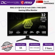 MSI MAG 321CQF E18 32-inch 2560 x 1440 (QHD) Gaming Office Monitor, 180Hz, Adaptive-Sync, HDR Ready,