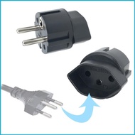 UTAKEE European France Travel Adapter Swiss to European Plug Adapter Connector Socket