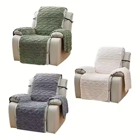 1pc Sofa Cover， Chair Cover ，Thick 1 Seater Furniture Protector Covers ，Jacquard Weave Chair Protect