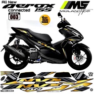 Decal Sticker Striping Variasi Aerox New NVX 155 All New Aerox 155 Connected Aerox 155 Vva Aerox New
