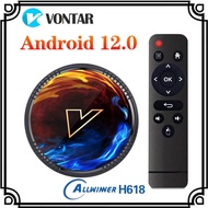 VONTAR H1 Android 12 TV Box 8K Video Allwinner H618 Android 12.0 4K Media Player HDR10 BT5.0 Wifi6 Google Voice Set Top Box TV Receivers