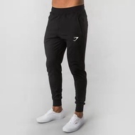 Authentic British Gymshark Mens Sports Pants Muscle Sports Fitness Cotton Printed Casual Pants Runni