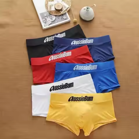 Aussiebum Men Underwear Briefs Swimwear Slip Triangle Low Rise Capsular Elasticity Body Bag Hugging 