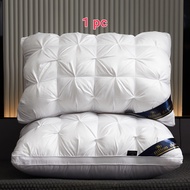 1pc Luxury 5-Star Hotel Quality Pillow 600g Weight -Deep Sleep Neck Support Non-Collapse for All Sea