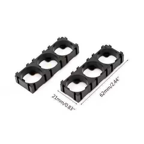 20 Pcs 18650 Battery Holder Bracket Plastic Brackets 18650 Battery Bracket for 18650 Batteries 1x3 D