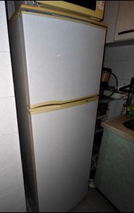 ９５％新Zanussi日本製金章雙門雪櫃Zanussi Refrigerator - Silver新淨、夠凍、不結霜，運作完全正常！！！