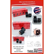 RTT-7101-87A-12V J&J 5PIN RELAY 40AMP (WATER PROOF)(DOUBLE CONTACT) 87A FOR USE ON: UNVERSAL VEHICLE