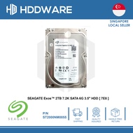 SEAGATE Exos 2TB 7.2K SATA 6G  3.5" HDD [ 7E8 ]  // ST2000NM0055 // 1V4104-004