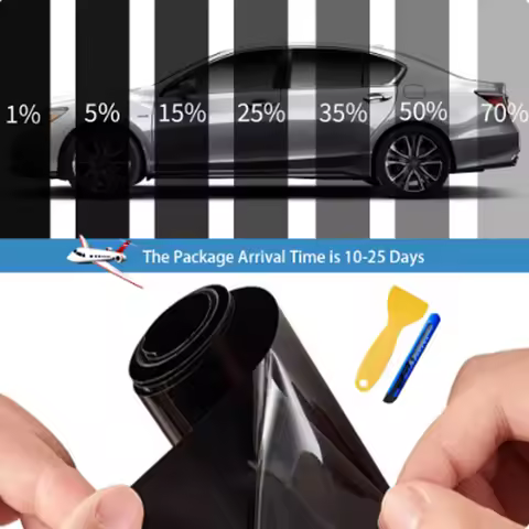 1 Roll 50cm X 3m 1/5/15/25/35/50 Percent VLT Window Tint Film Glass Sticker Sun Shade Film for Car U