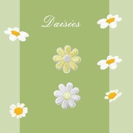 HOME LIVING - 日系黃白小花刺繡布貼｜迷你小花貼紙｜DIY包包手袋衣物補丁貼｜破洞修復裝飾貼