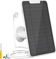 Premium Solar Panel for Google Nest Camera, 5W Camera Solar Panel Power for Google Nest Cam Outdoor 