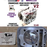 EX5/DREAM/WAVE100/CLASS LEO RACING CRANKCASE SIAP PNP MODIFY WAVE125 BLOCK CRANKCASE  BLOCK WAVE125 