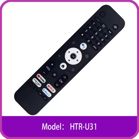 New HTR-U31 Bluetooth Voice Replacement Remote Control For Haier Android Smart TV